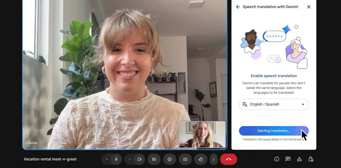 real time translation - UpCurve Cloud