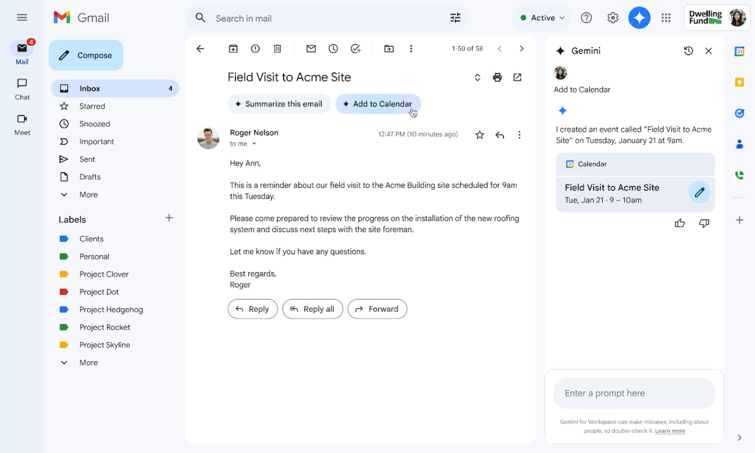 Gmail Gets a Major Refresh: All the New Features Explained 3 add to calendar - UpCurve Cloud