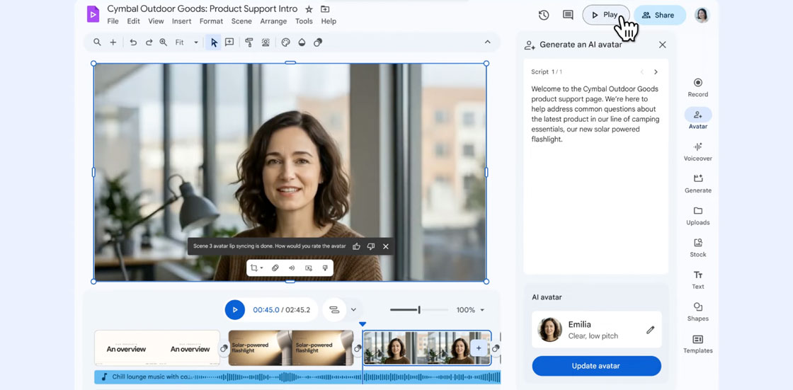 ai avatars - UpCurve Cloud
