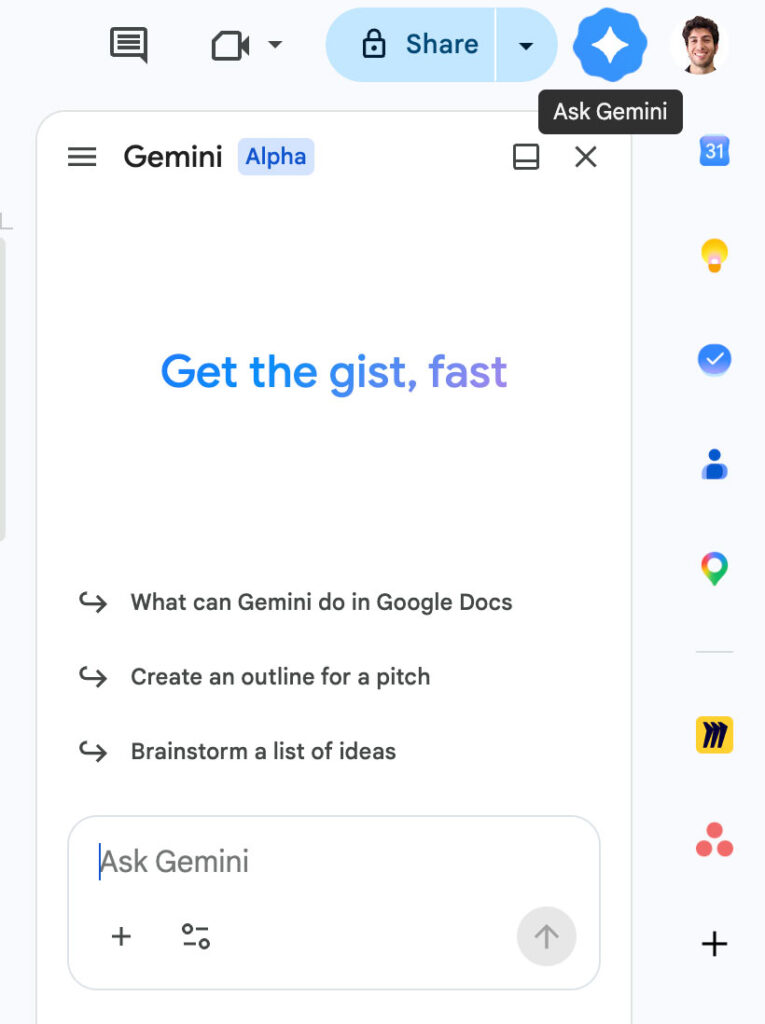 Your Guide to the New Gemini Features in Google Docs - UpCurve Cloud