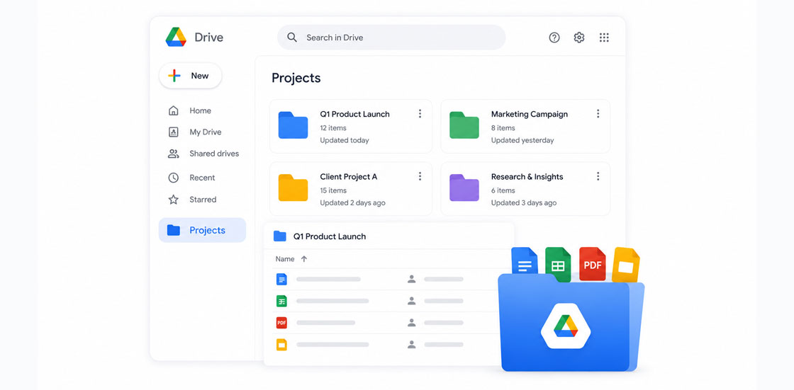 drive folders - UpCurve Cloud