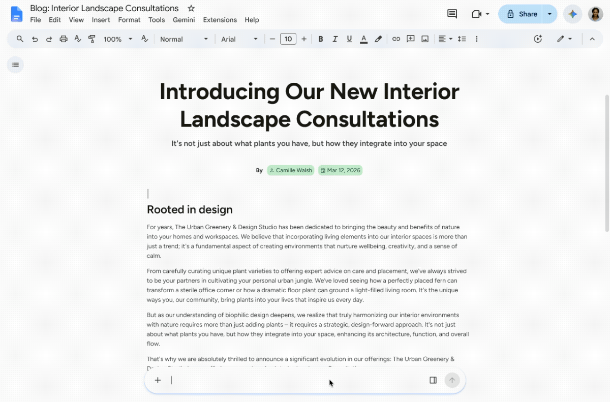 Introducing New AI-Powered Graphics Creation and Comment Management in Google Docs 3 gemini visuals - UpCurve Cloud