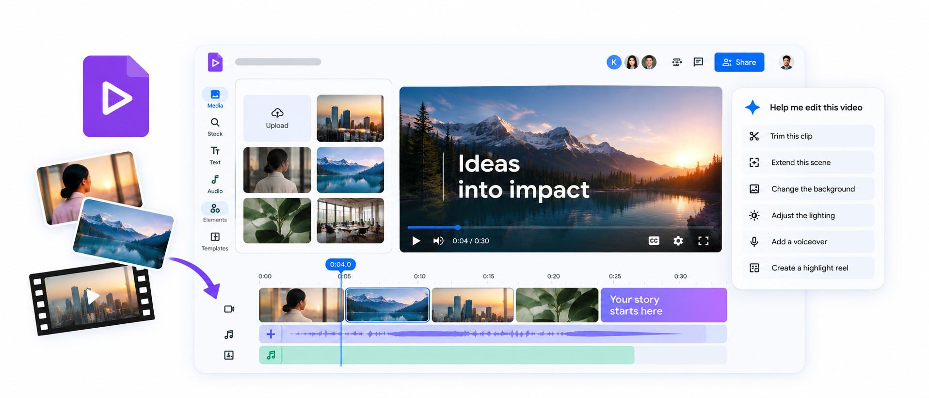 vids editor - UpCurve Cloud